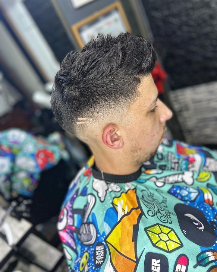 Degradado con textura arriba
